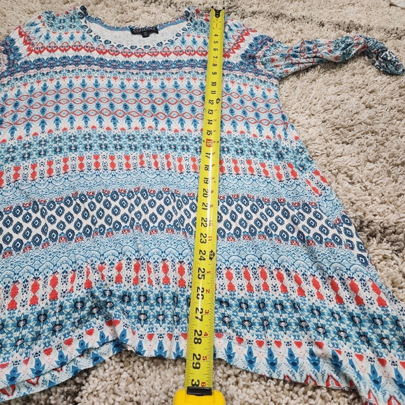 Context Boho Patterned Women's Top - Picture 6 of 8